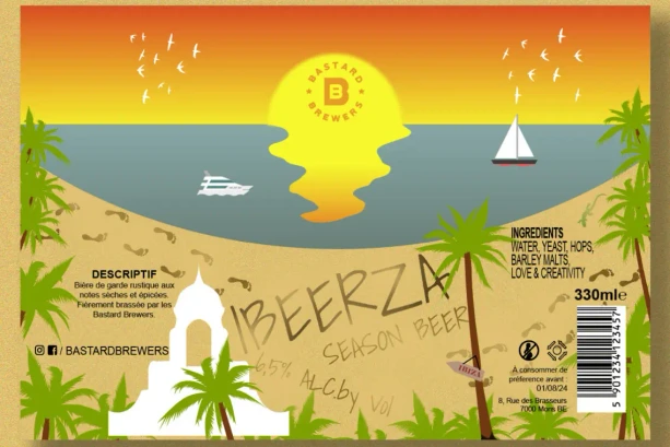 Projet graphique Ibeerza réalisé avec Illustrator et Photoshop